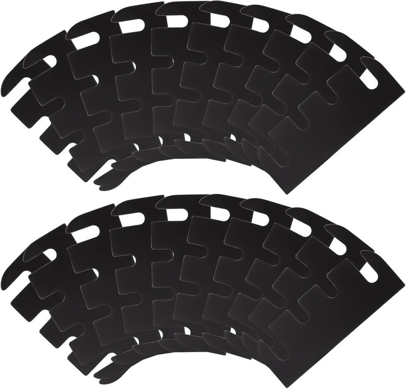QUFA Door Hinge Shims, Filling Gaps in Interior Doors Adjusting The Spacing to Align Them, Used to Solve Problems Such As Door Air Leakage, Can Be Trimmed,4 Inch (10, 4 Inch Hinge shims) - Image 1